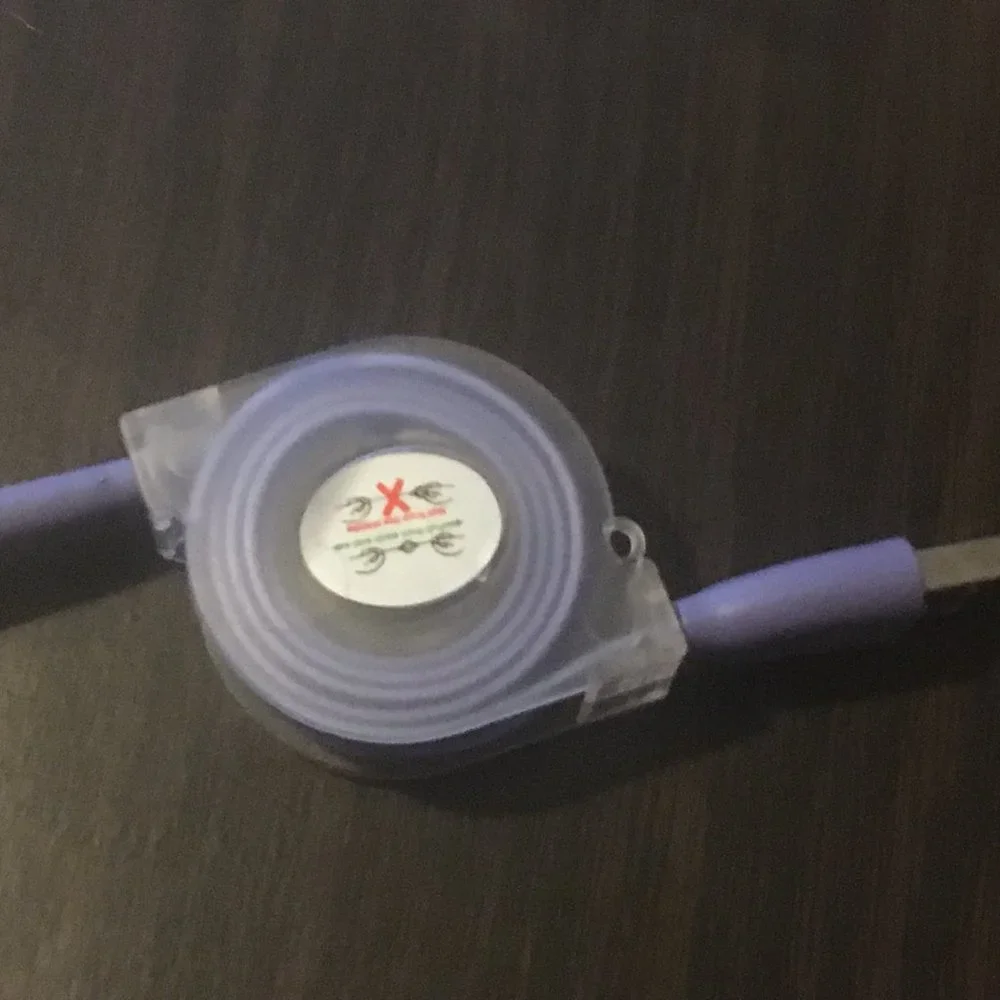 Retractable USB Data Charge Cable iPhone